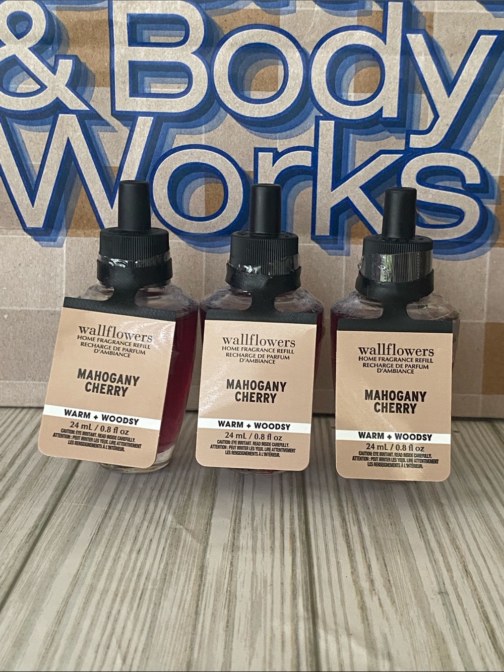 MAHONGANY CHERRY Wallflower Refills X3